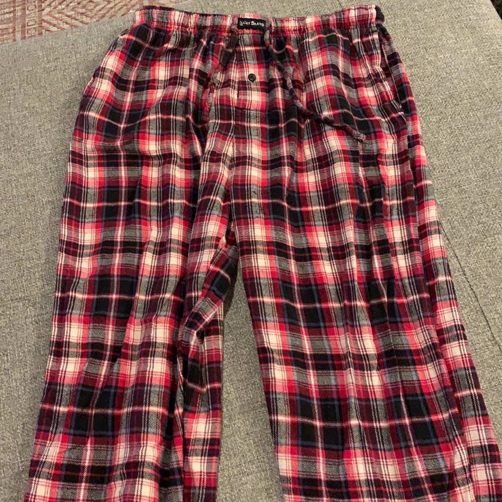 Plaid lucky brand pj pants! Great condition!